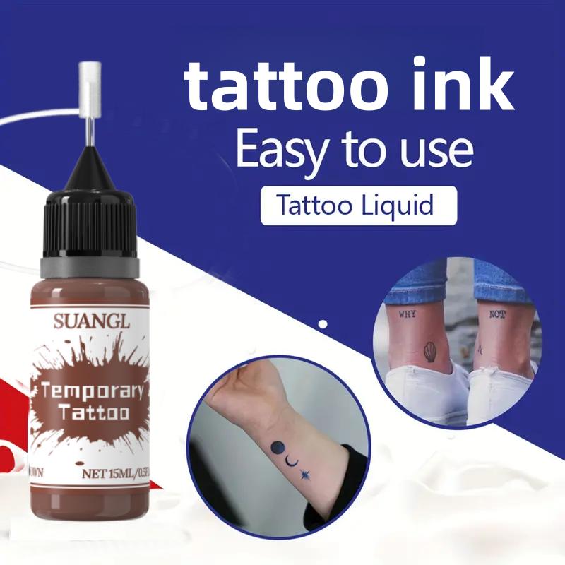 Haina Multi-Color Temporary Tattoo Kit Full-Coverage Washable Face Paint Makeup Cream with 8-Color Ink & 60+ Designs for Festivals Parties Events Cosmetic Cosmetic Water Soluble Body Paint Makeup Kit permanent tattoo marker