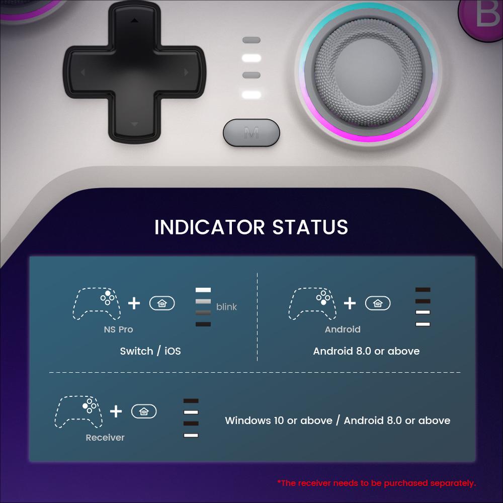 GameSir Nova (Not for Xbox) Wireless Controller – PC/Steam/Android/iOS/Switch (Not for Xbox)