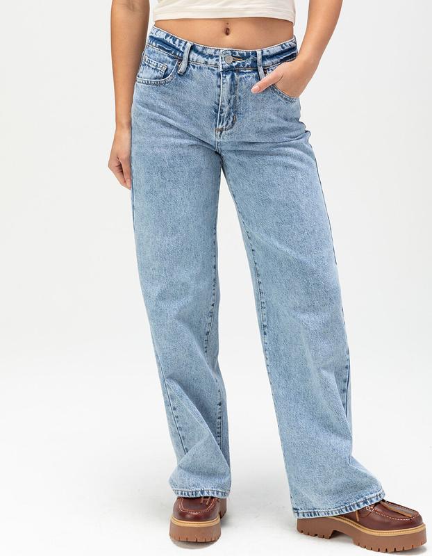 RSQ Womens High Rise Baggy Jeans
