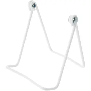 Bard's Adjustable Vinyl Covered White Wire Easel Stand