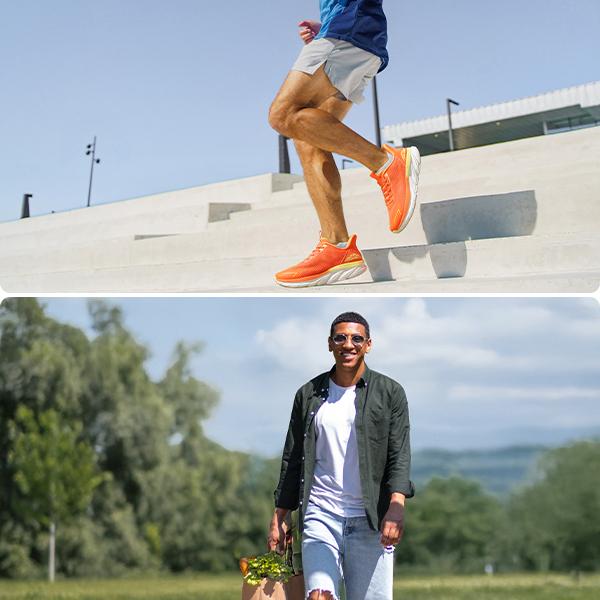 AllSwifit 2.0 Men's Slip On Comfortable Walking Shoes Running Tennis Athletic Gym Workout Cross Training