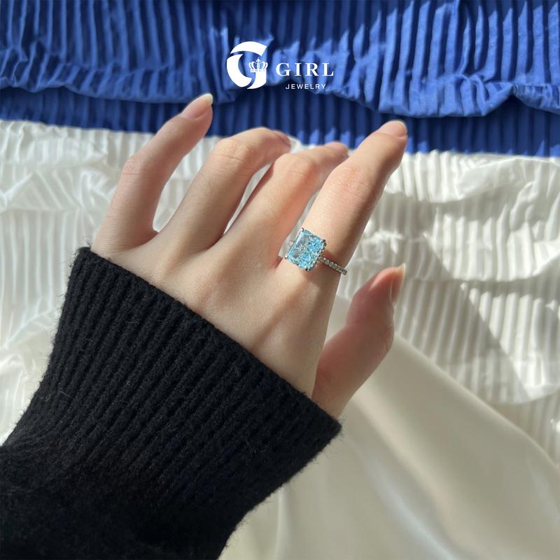 GGIRL Fashion Silver Plated Artificial Zircon Zodiac Ring for Men and Women Elegant Versatile Trendy Exquisite Jewelry Daily Accessories Decor Wedding Rings Fashion Jewelry Gift for Holiday Haul Christmas Birthdays Anniversaries