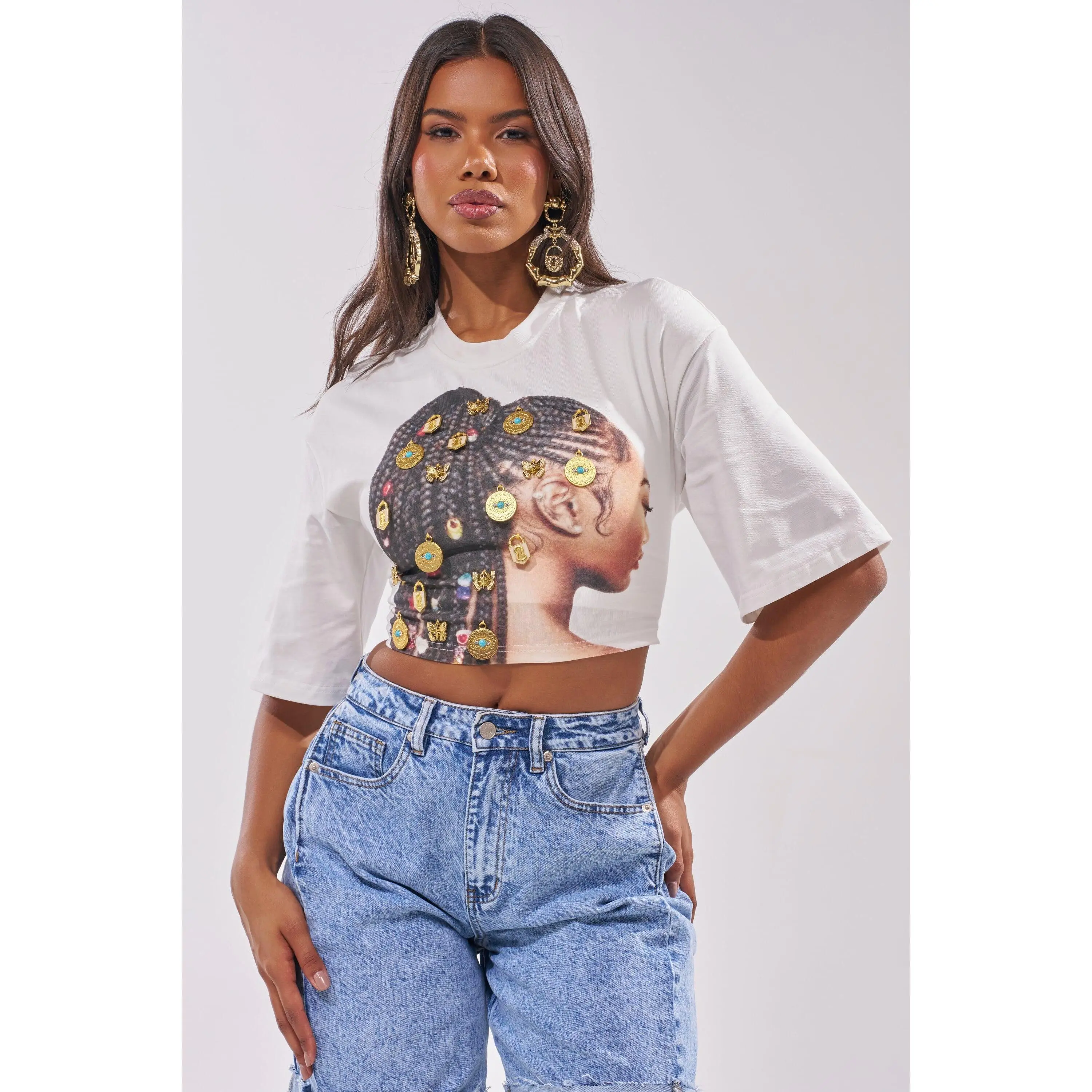 LOCKED AND LOADED EMBELLISHED TEE
