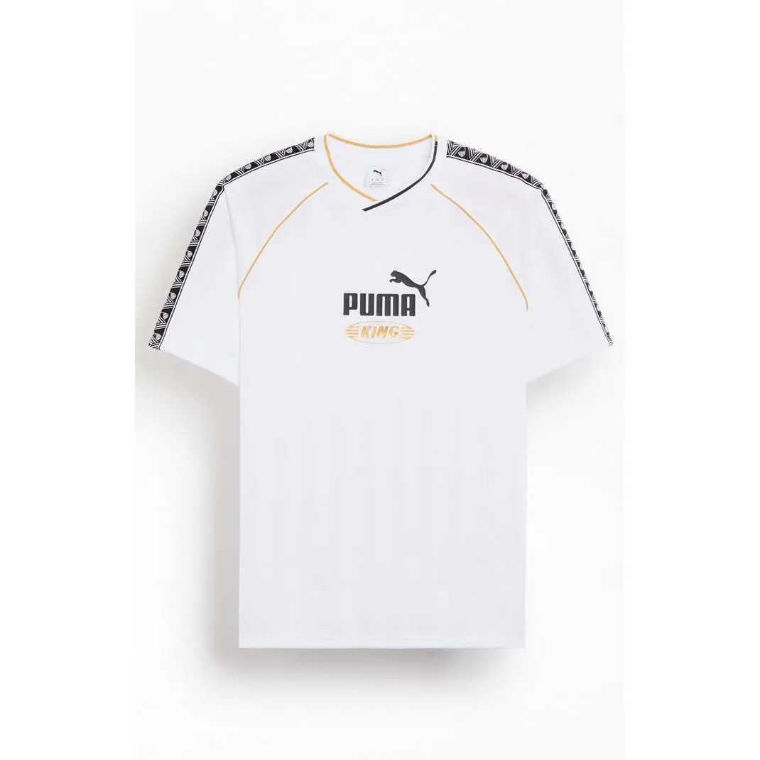 Puma Men's King Relaxed Short Sleeve Football Jersey - Multicolor