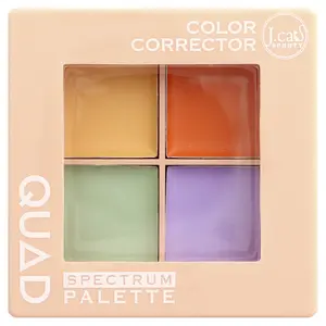 J.Cat Beauty QUAD Spectrum Face Palette Color Corrector, QSP103, 0.21 oz (6 g)