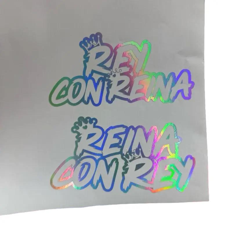 Rey Con Reina / Reina Con Rey Calcomania Sticker Decal | Cars | Trucks | SUV’s | Car Mods | His and Hers Vehicle Exterior Decoration