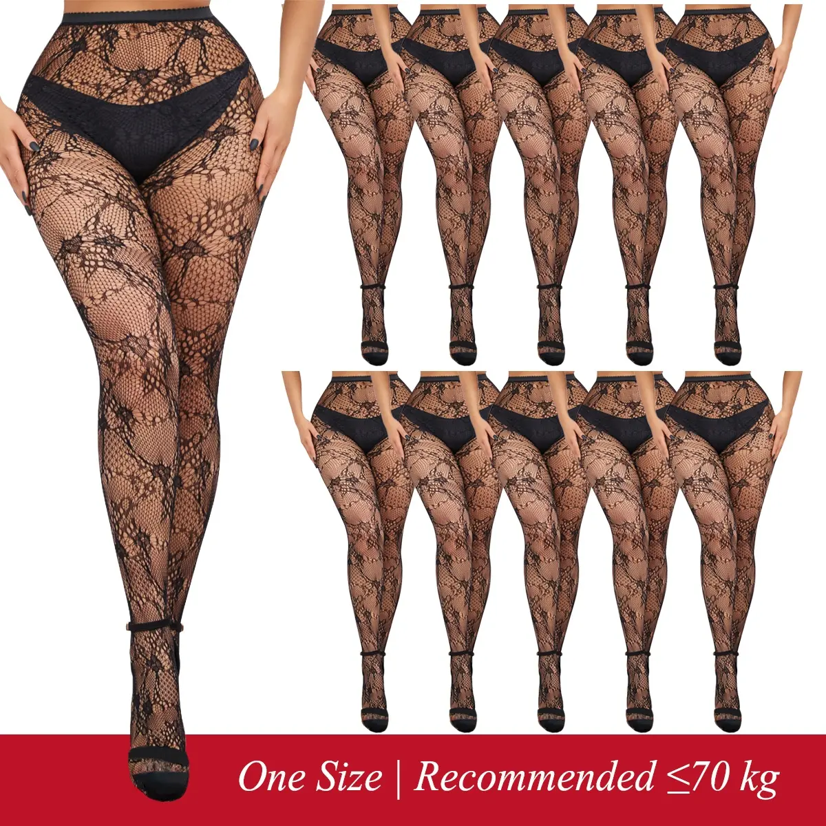 Hijesse's minimalist smoon/heart/star/spiderweb patterns  fishnet tights, womenswear, 10 pieces basic comfy breathable slimpantyhose for Women,fashion Lady comfort stocking for spring & Summer