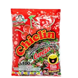 1 Bolsa de Chiclin sabor Cereza   100und confites centro americanos