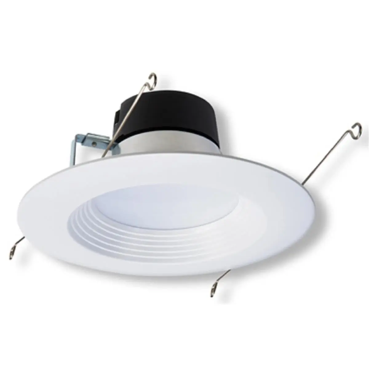 212 MAIN 4 in. Dimmable Round LED Retrofit Baffle Kit - Closet & Shower Rated, 35,000 hours, 5 year Warranty, Push-N-Twist Universal Clip, LED Halo, Up to 566 Lumens, 1.1 lbs, Home & Room Decor Lighting