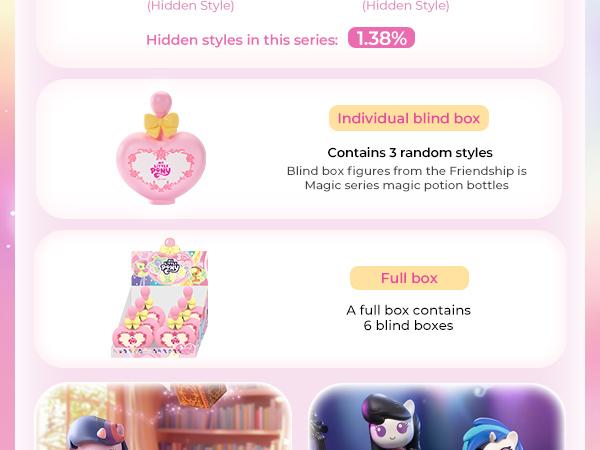 My Little Pony Friendship is Magic Blind Box - Cute Peripheral Ornaments, Room Decorations, Perfect Birthday Gifts for Friends