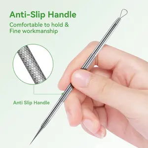 acne cleansing tools Deep Pore Cleaner Set – 4Pcs Blackhead Extractor Kit