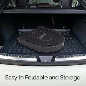 PEXMOR 8 Player Foldable Poker Table, Folding Texas Holdem Blackjack Casino Game Table w/Deeper Stainless Steel Cup Holders| Casino-Grade Felt| Water-Resistant Cushioned Rail, Fully Assembled