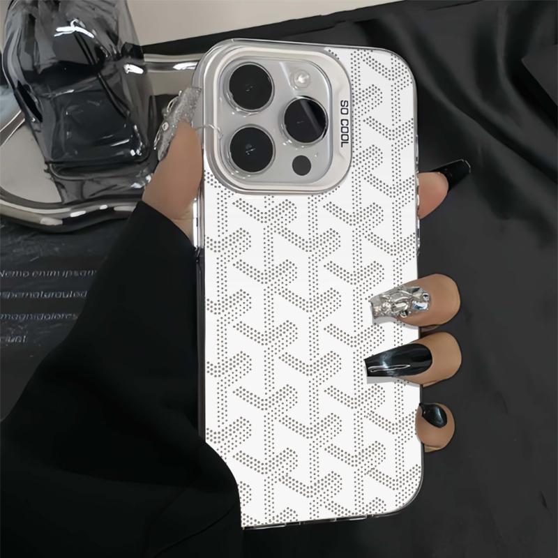 Classic Cube Printing Phone Case for iPhone 17 16 15 14 13 12 11 anti drop phone protective case