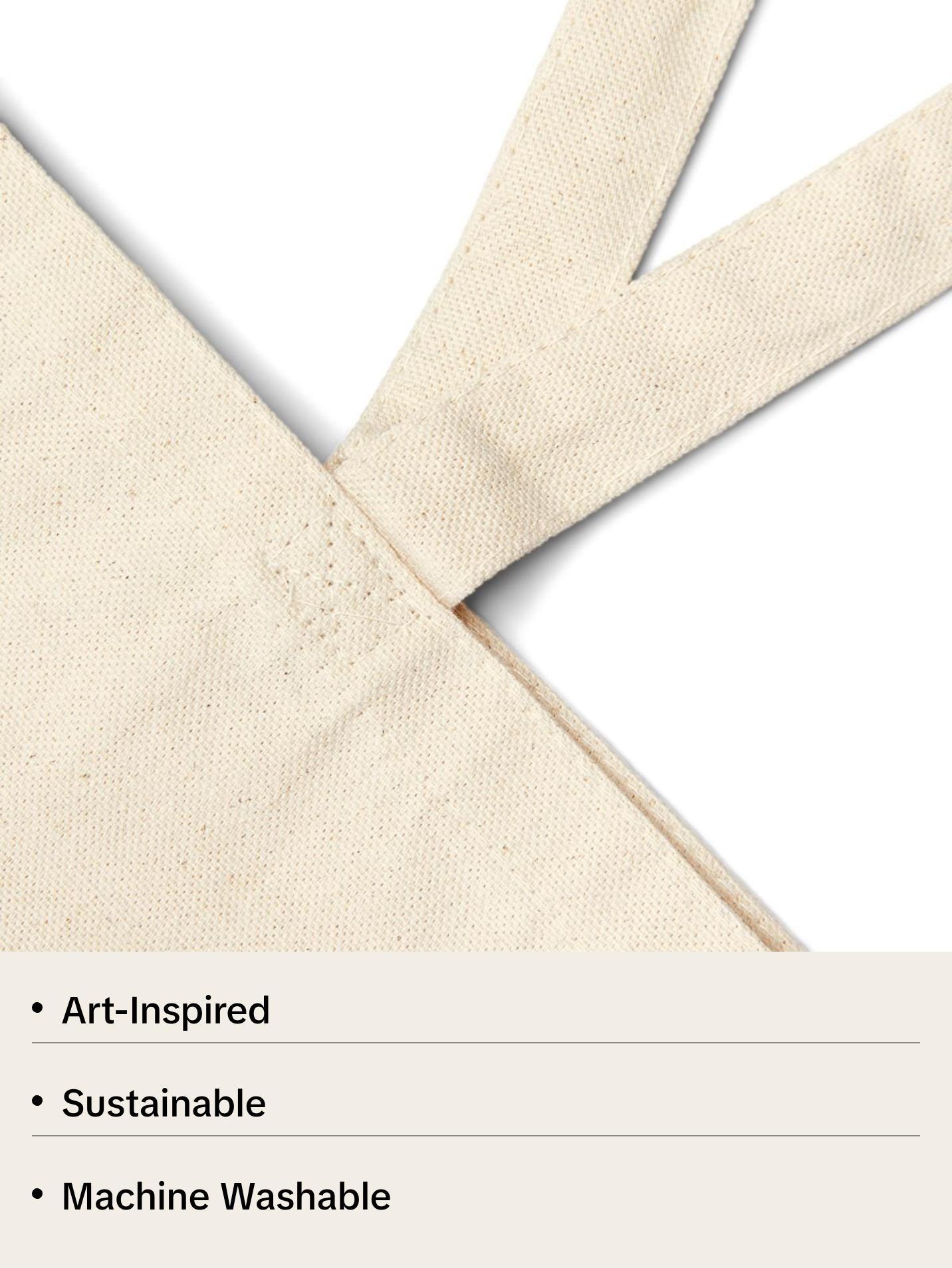 Kamala Harris 2024: BIG SISTER GENERAL Cotton Canvas Tote Bag (Project Coconut) Lightweight Durable with Dual Handle