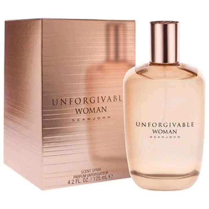 Sean John Unforgivable Women's Eau de Parfum Spray - 4.2 fl oz (4-4.9 fl oz Range), Signature Feminine Energy Fragrance, Sensual Jasmine Citrus Notes with Bergamot, Floral Scented Perfume Bottle, Signature Scent, Women's Fragrance, Sensual Floral