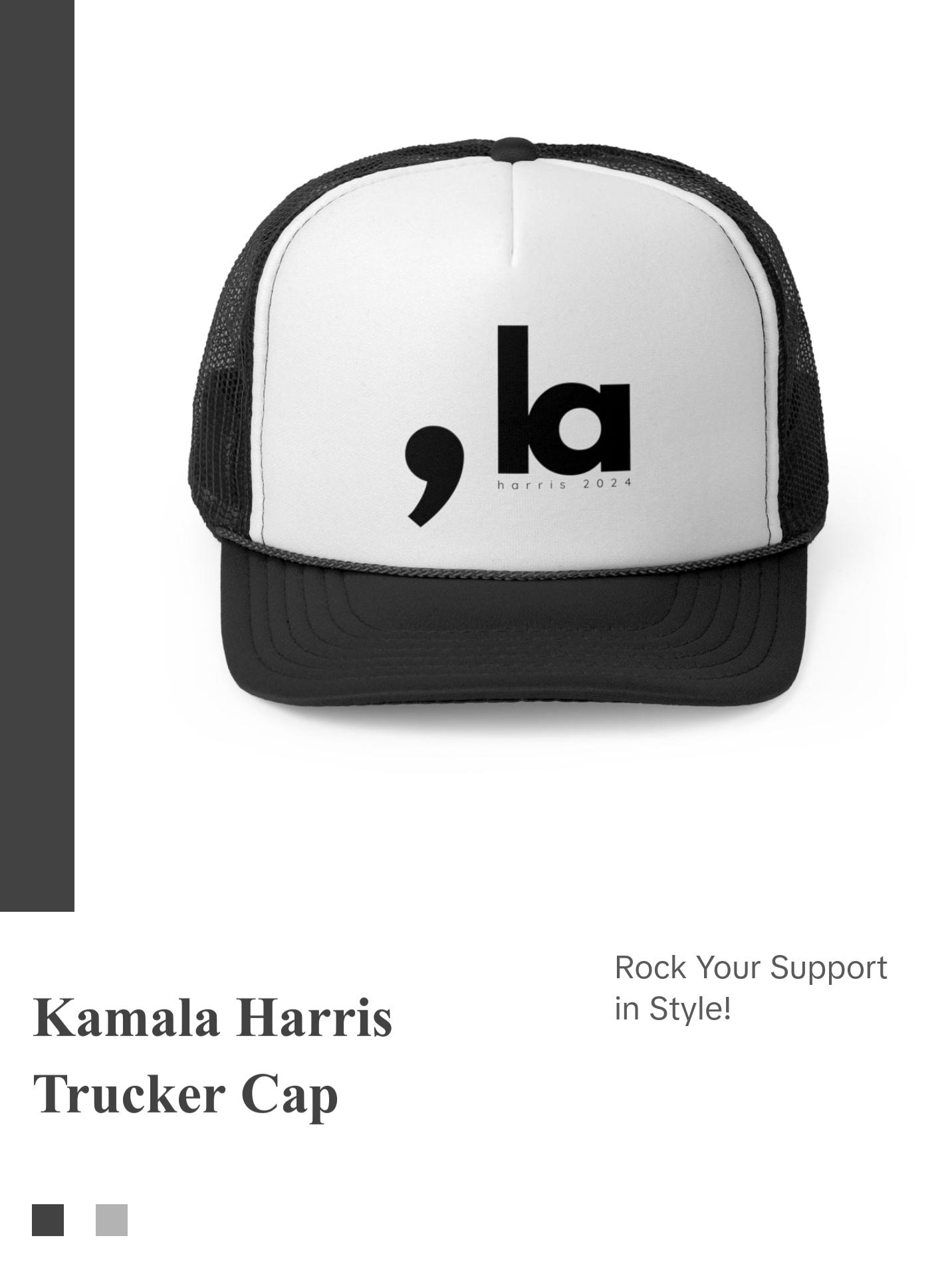 Comma La Hat - Kamala Harris Trucker Hat