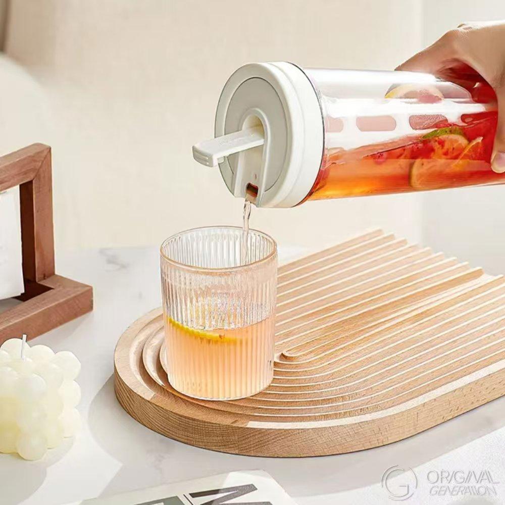 Portable Cold Brew Coffee Maker Cold Brew Fruit Tea Pot Leak-Proof Water Kettle with Filter 1000ML/34OZ