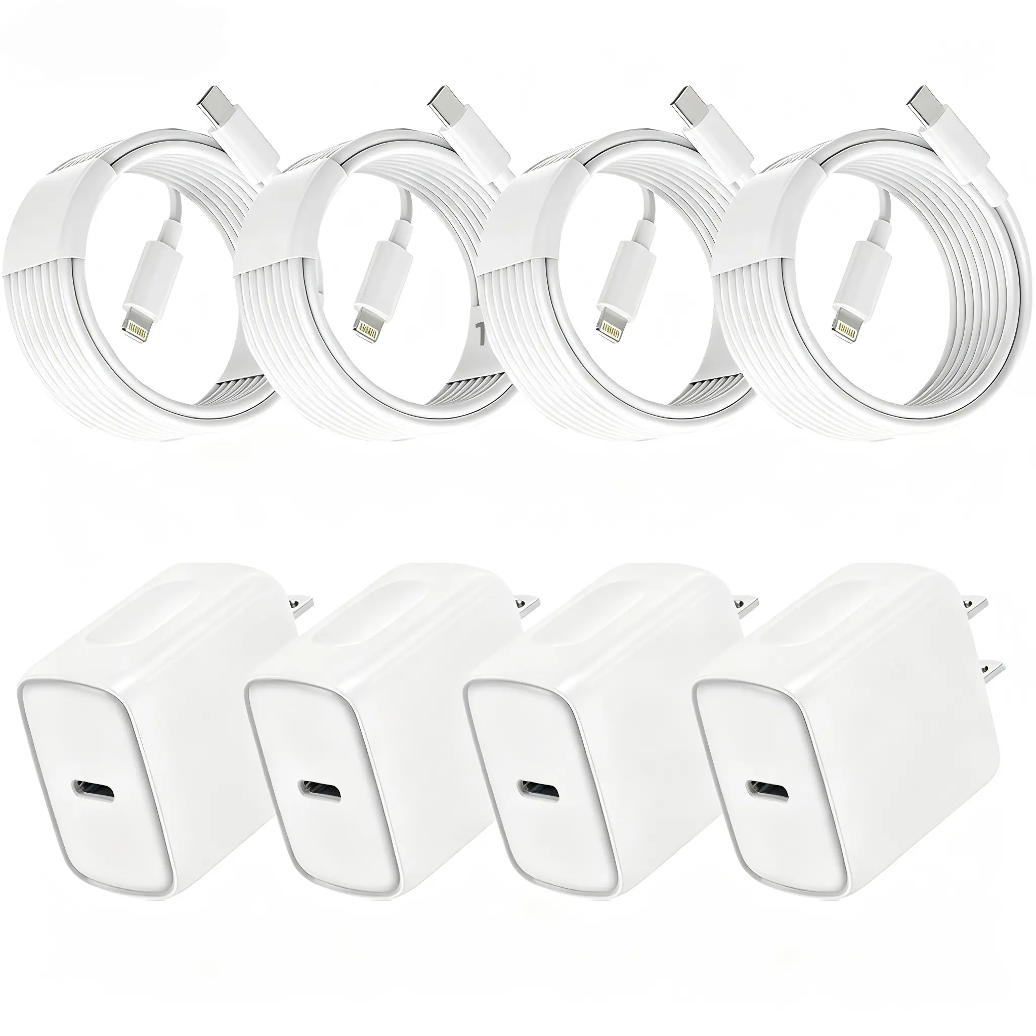For iPhone Fast Charging Kit | 20W PD USB-C Wall Charger with 10FT USB-C to Lightning Cable | Compatible with iPhone 14 13 12 11 Pro Max XS XR SE AirPods iPad