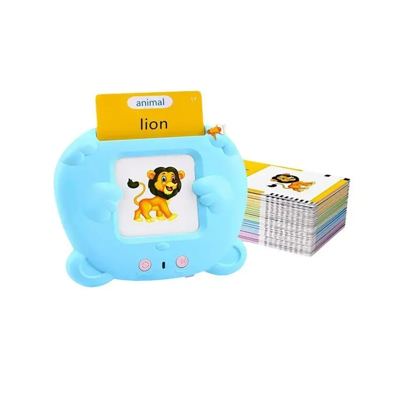 Small Model Talking Flash Cards for Toddlers, Speech Therapy Toys, 224 Sight Words Educational Learning Toys, Cute Bear Shaped Toys, Kindergarten Preschool fun Gift for Kids a hj bilingual talkingflashcards