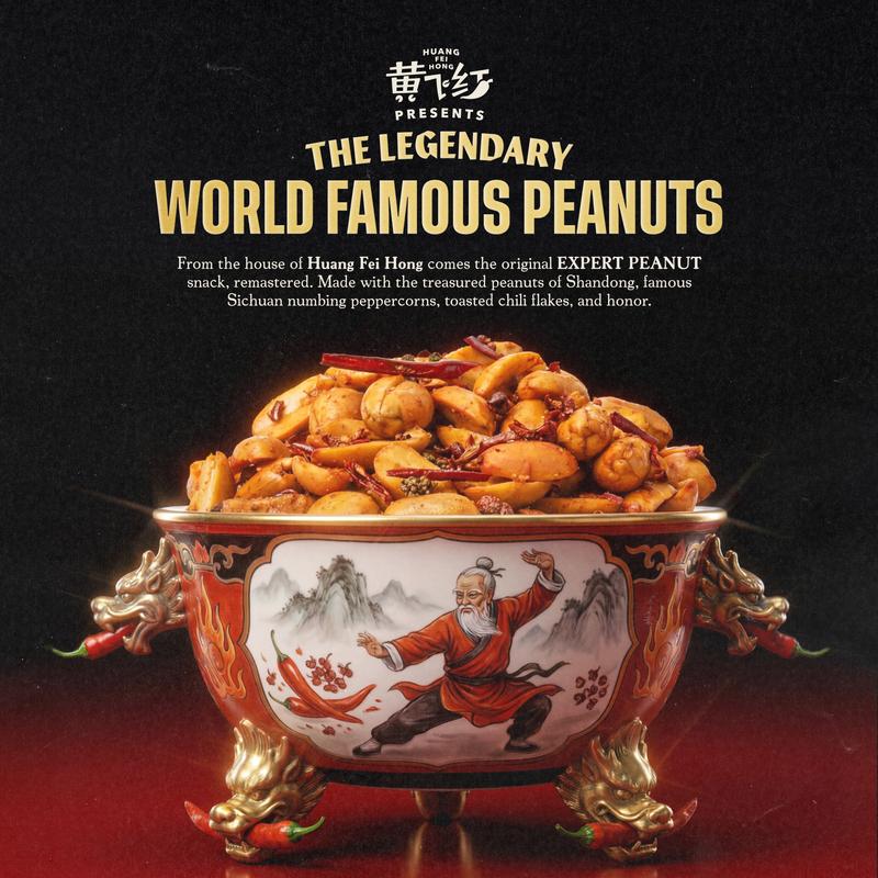 WA-CHAA! Double Heat Spicy Sichuan Peanuts - 4oz