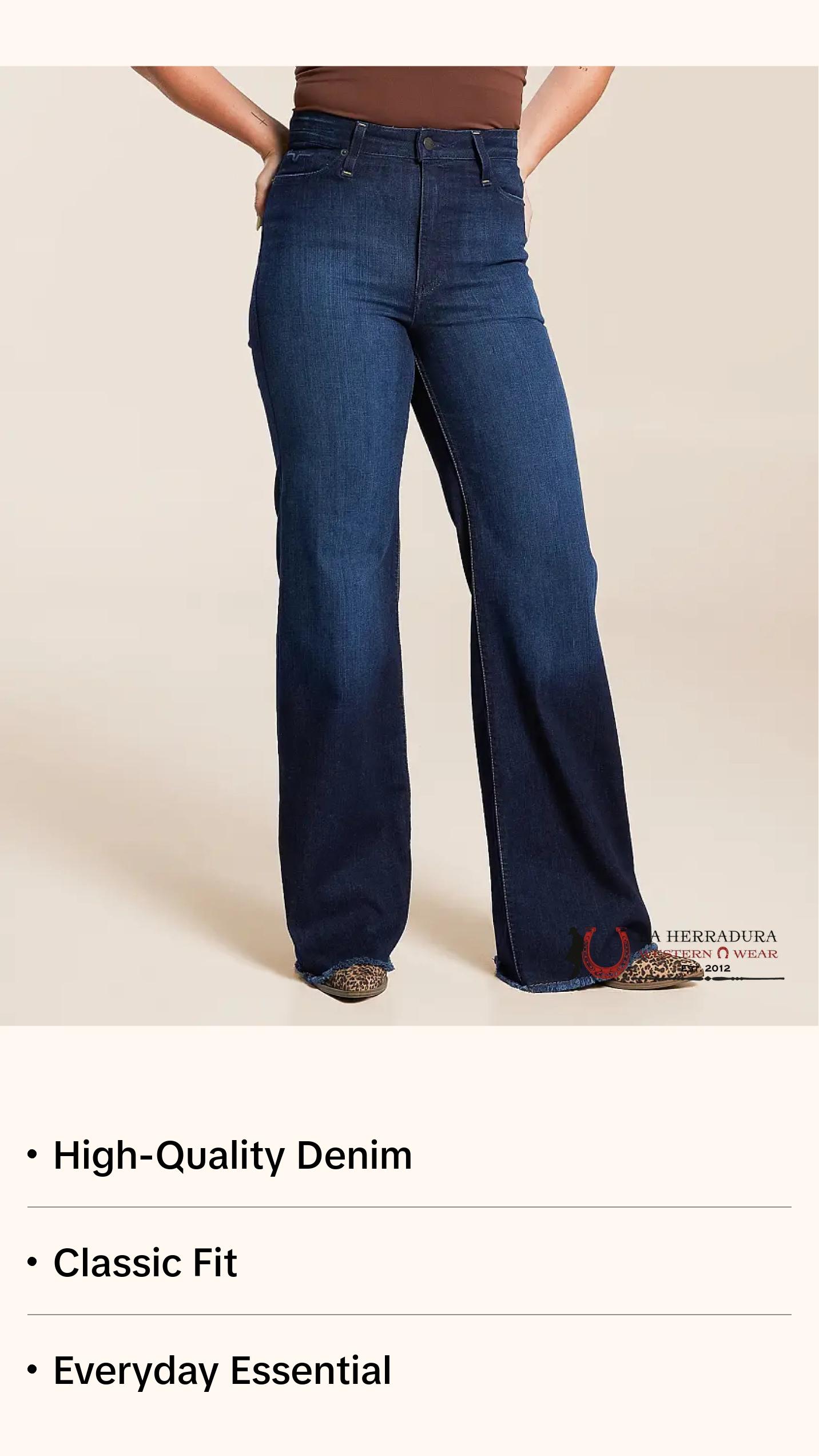 Kimes Ranch Olivia dark Wash Trouser jeans
