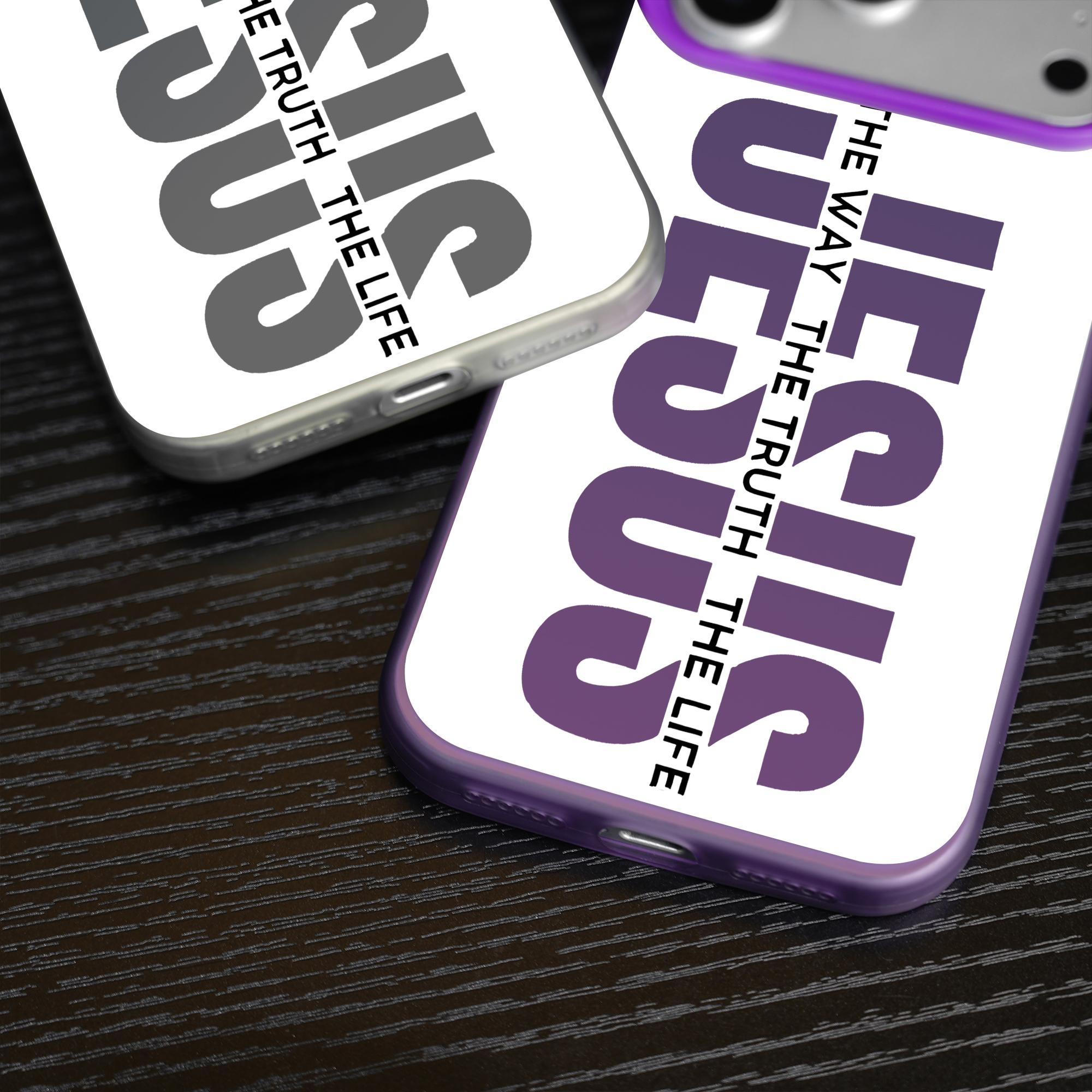 JESUS Pattern IMD Laser Technology Military Grade Anti Drop and Anti Shock Phone Case Suitable for iPhone 17 Air 16 15 14 Plus 13 12 11 Pro Max Plus XR XS Samsung Galaxy S25 S24 S23 S22-ZQ97