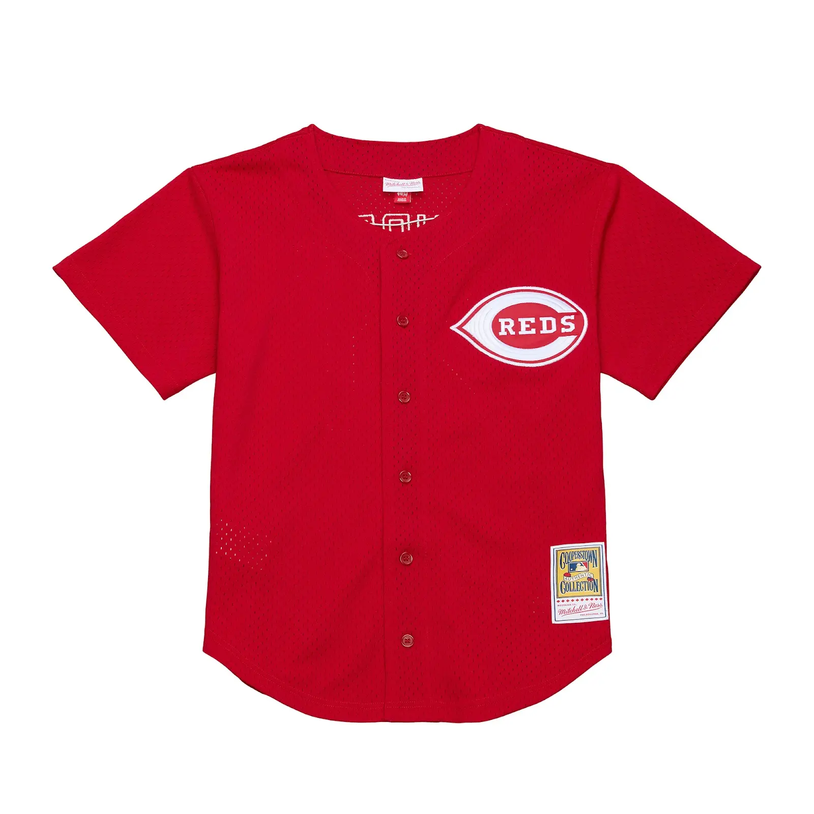 Deion Sanders Cincinnati Reds 1997 Red Batting Practice Jersey - Mitchell & Ness MLB Throwback, 90s Retro Baseball Jersey