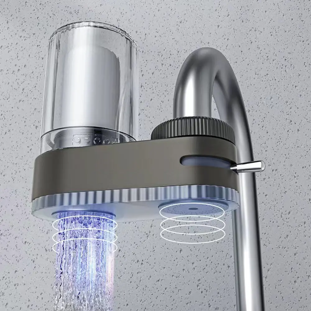 Water Filter Faucet, High Quality Filter, Removable & Washable Ceramic Filtration Purifier, Household Water Filter for Kitchen Sink, Home Water Filtration System