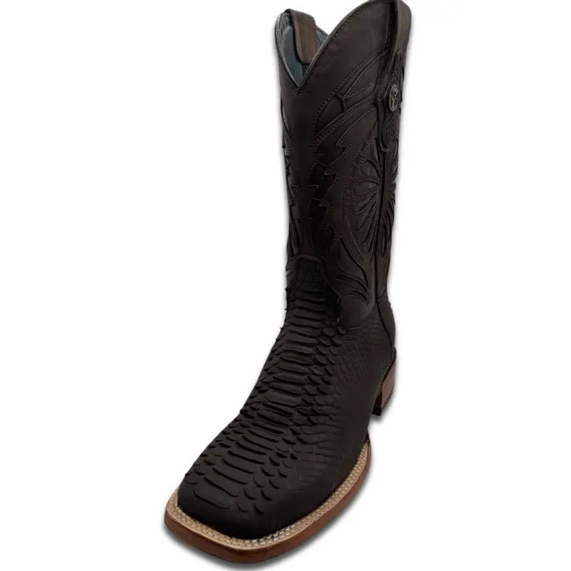 Monarch- Chocolate Brown Leather Boots