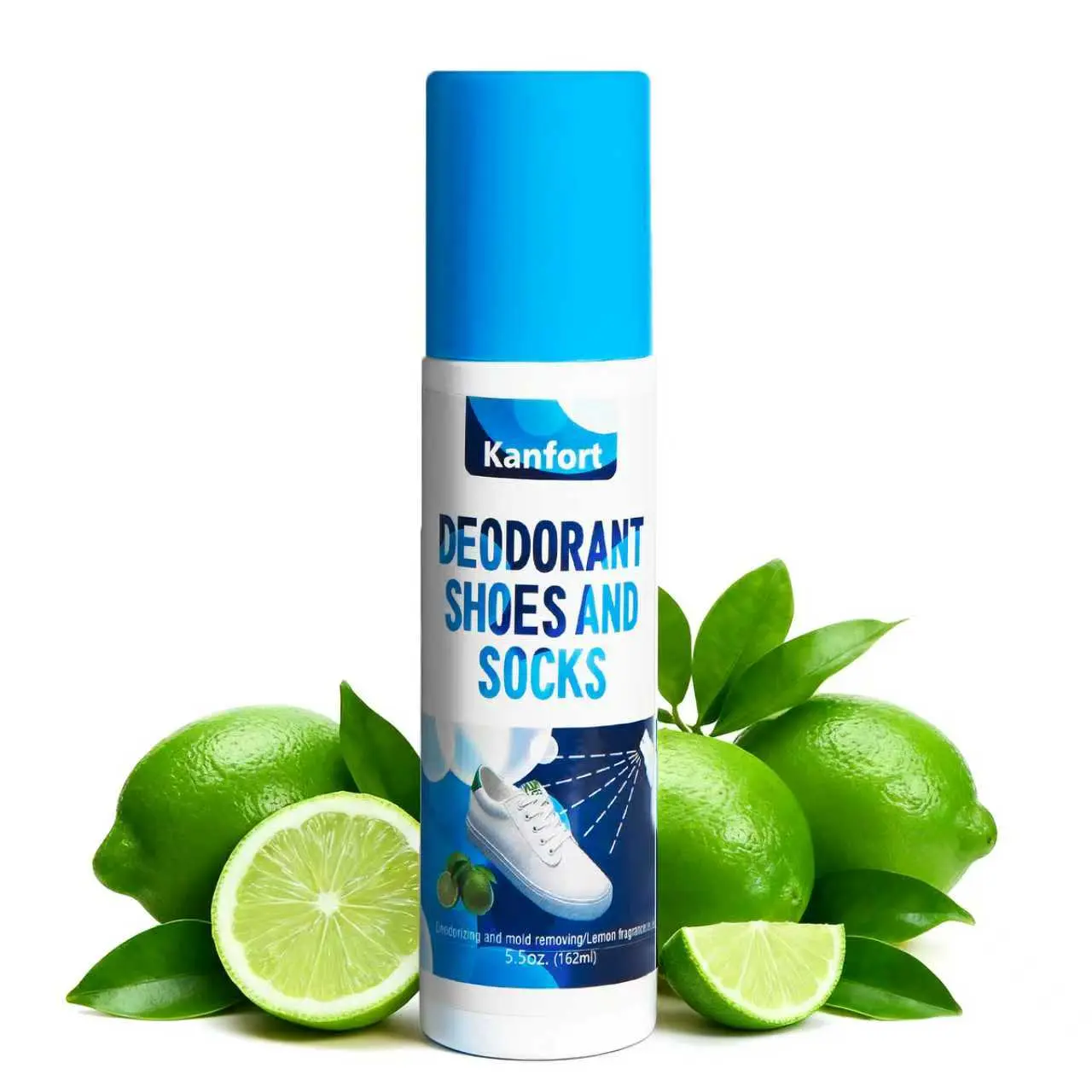 Shoe Deodorizer Spray, Pet deodorization, wardrobe and shoe cabinet household deodorization spray，Foot Spray for Smelly Feet & Shoe Spray for Smelly Shoes, Natural Shoe Odor Eliminator Spray for Smelly Feet, Shoes and Work Boots - 5.5oz