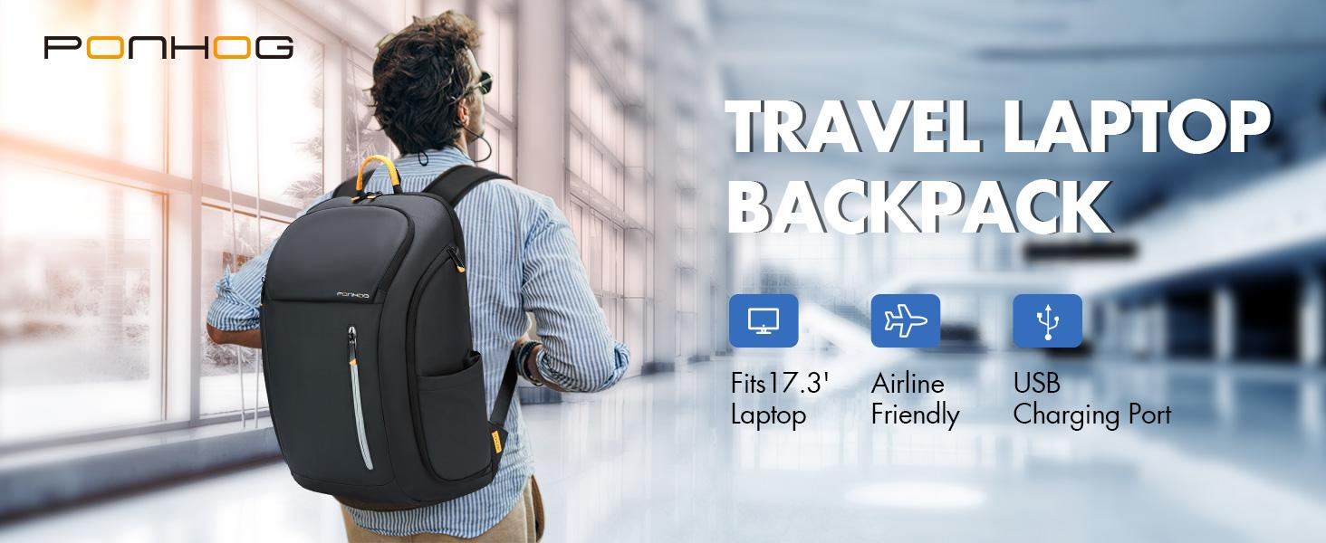 Durable Waterproofing Business Backpack for Men, Nylon 30L Elite Bag with Adjustable Shoulder Strap, USB Charging Port, Anti-Theft Pocket, Fits 17.3 in Laptop, Travel & Functional Laptop Backpack