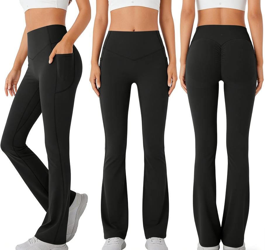 EOJN 2026 Yoga Leggings for Women Yoga Pants High Waisted Tummy Control Butt Lifting Sports Leggings with Pockets  Breathable Gym Pants