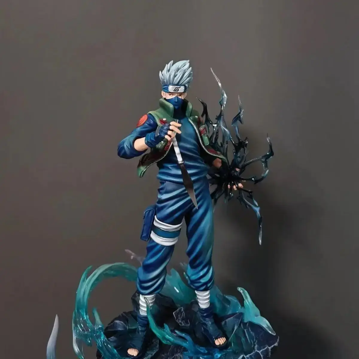 Naruto Hatake Kakashi Figure Lightning Slash Special Edition Anime Peripheral Model Gift for Boys