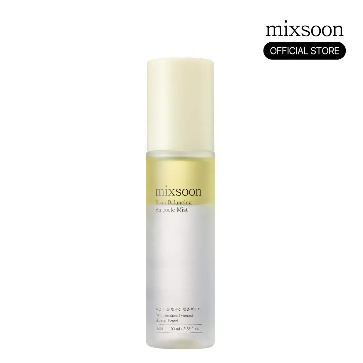 [mixsoon Official Shop] Bean Balancing Ampoule Mist, 3.38 fl.oz/100ml - Korean Ceramide Moisturizer, Daily Hydrating Moisturizer for Glass Skin with Exosome Hydro Glow, Deep Nourishing to Hydrate Skin