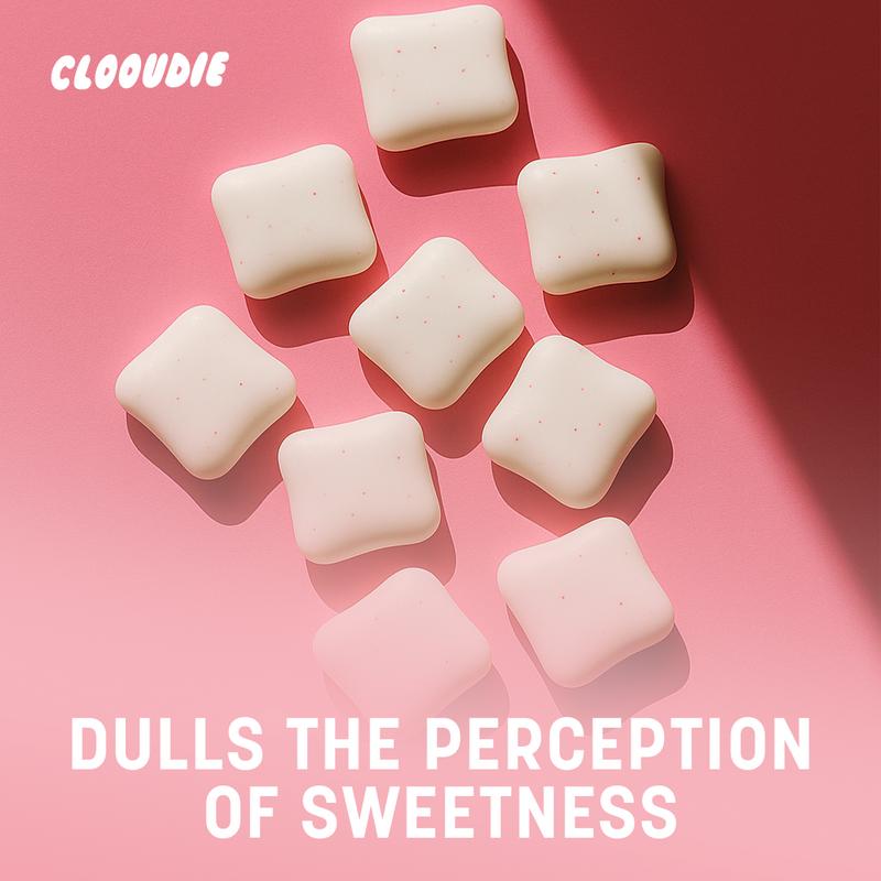 Clooudie California Taste-less Chewing Gum (Buy 2 for the price of 1), 14 Gum, Reduce Sweet Signal, Helps With Eating Healthy, Help With Bloating, Gymnema Sylvestre, Vegan