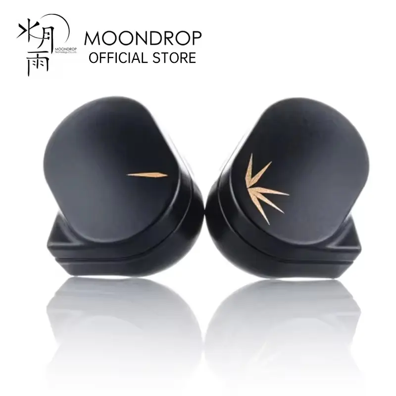 MOONDROP CHU 2 High Performance Dynamic Driver IEMs, Interchangeable Cable Wired Headphones with 3.5 mm Jack, Hi-Fi Stereo Audio Earphones with Manufacturer Warranty, Compatible Wired Headphones