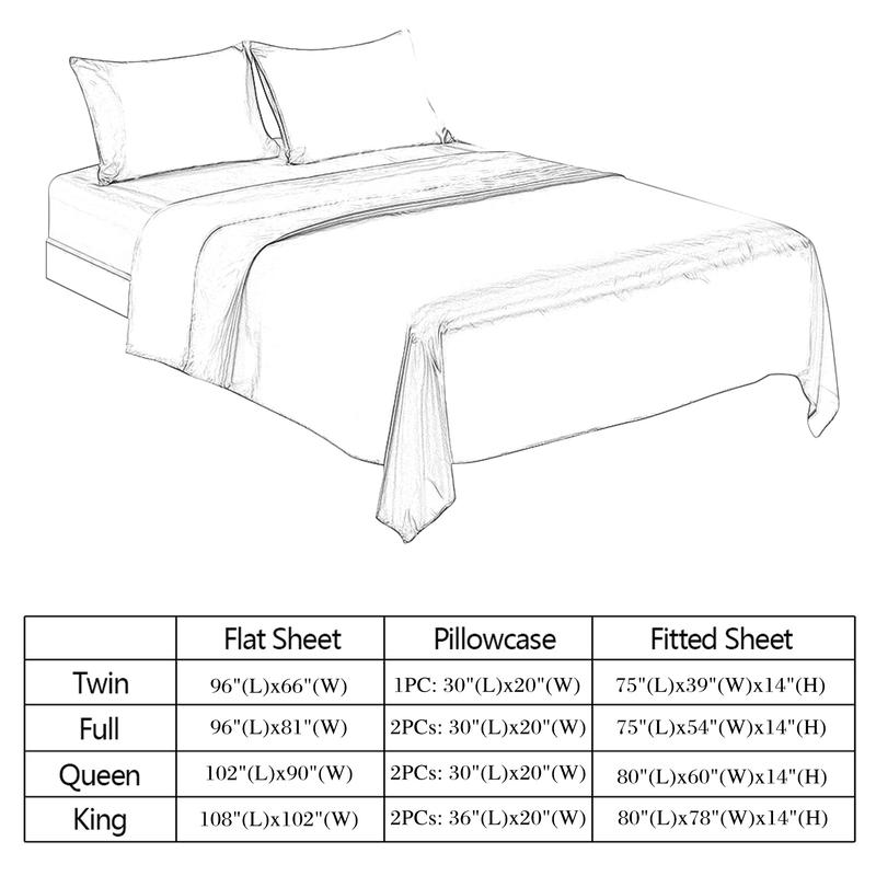 BEKRVIO- 4-Piece Purple leopard Soft Satin Sheet Set Faux Silky Bedding and Pillowcases Cooling & Wrinkle-Free  Fitted  Deep Pocket King Queen Twin Size Skin-friendly & Hair-Protective Low-Friction Cool Touch Breathable Heat-Dissipating Bed Sheet Set