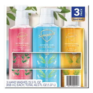 Safeguard Ultimate Care Hand Wash, Variety Pack, 15.5 Fluid Ounce (Pack of 3)