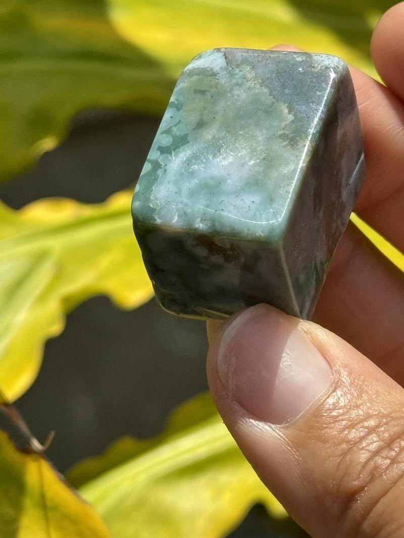 Moss Agate Crystal Free Forms
