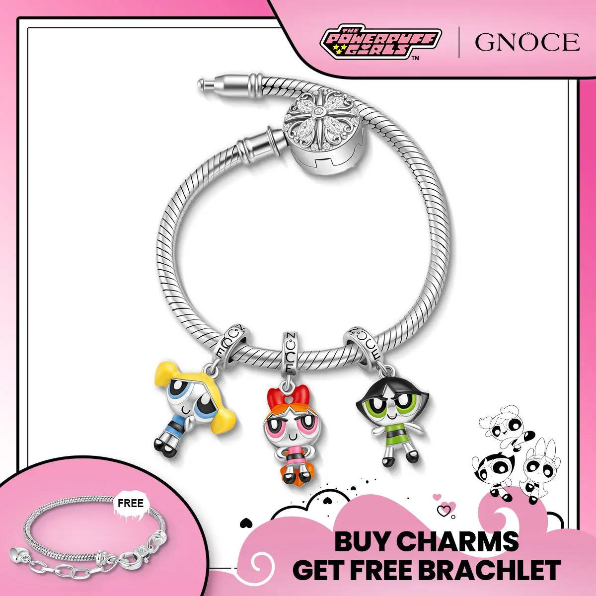 DreamWorks Buttercup Charm, Officially Licensed Powerpuff Girls Costume Jewelry for Women, Playful Dangle Accessory for Bracelet Design, Accessories For Women, Birthday Gift Ideas, Charm Bracelets, Playful Vibe, Casual, Gifts For Girly Girls, Dangle Charm