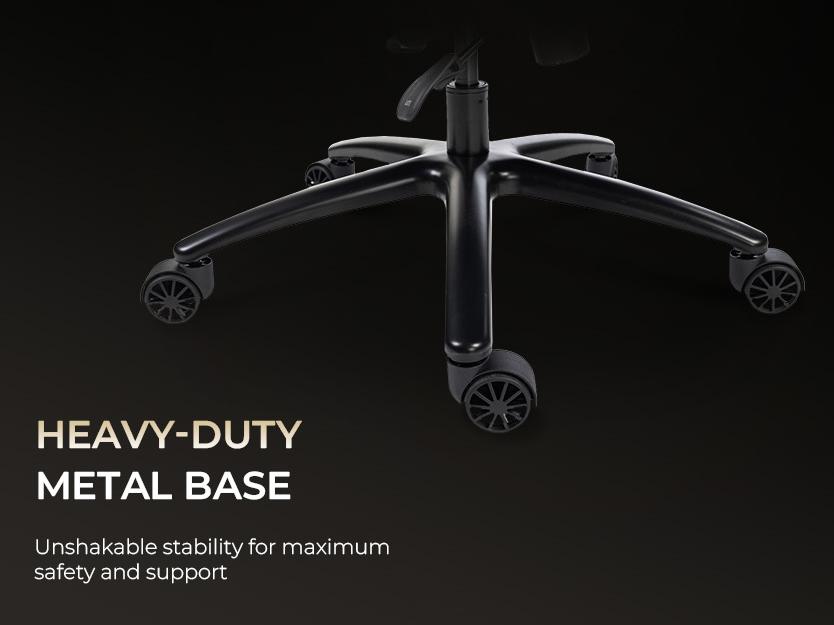 Dowinx Big and Tall Office Chair with Massage Lumbar Support,Executive Office Chair with Wide Thick Seat Cushion and Adjustable Armrest,Mesh Computer Gaming Chairs with Footrest Grey