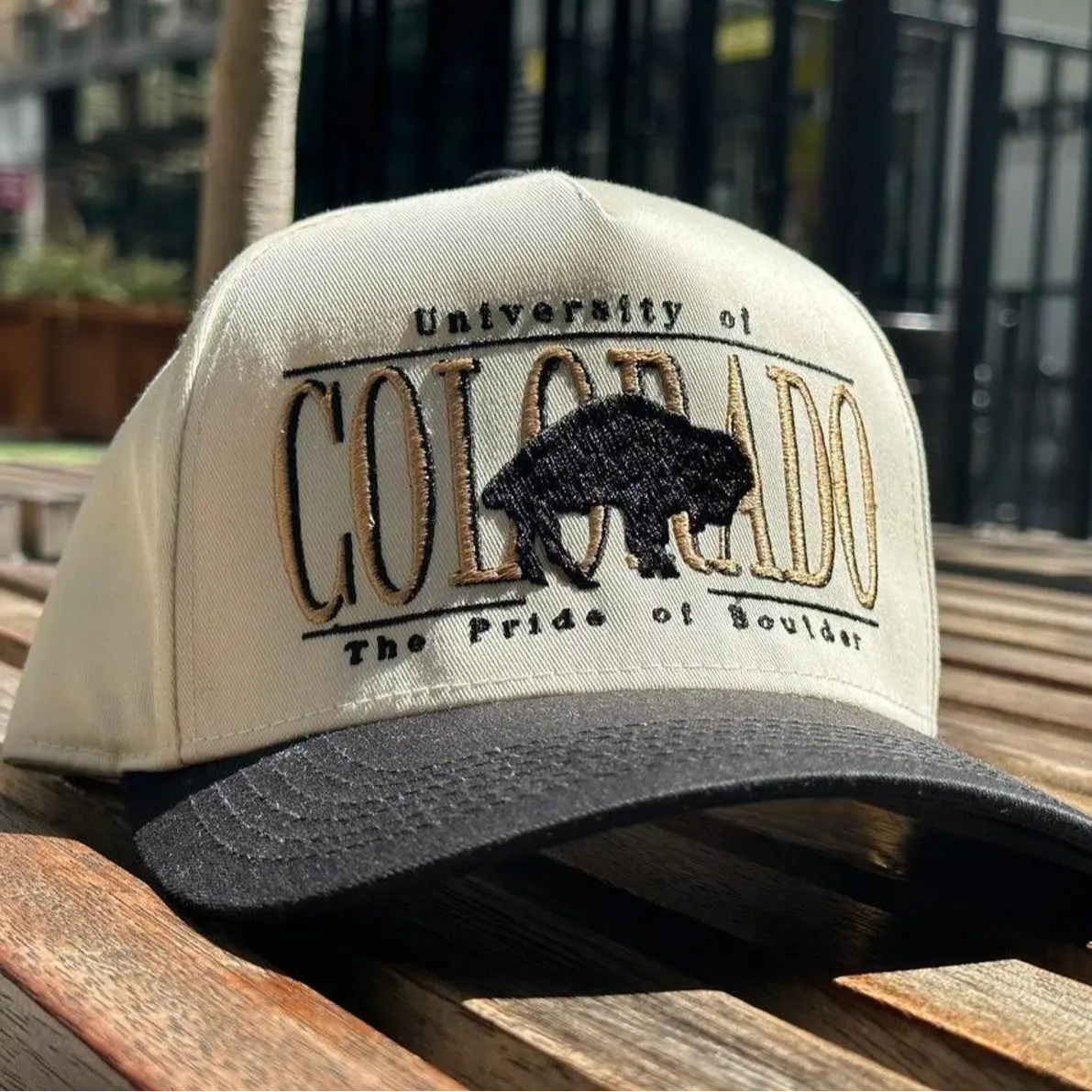 90s Vintage Colorado Snapback Hat, University of Colorado Buffalo Embroidered Cap,Retro Trucker Style ,Streetwear Baseball Hat,Gift for Him