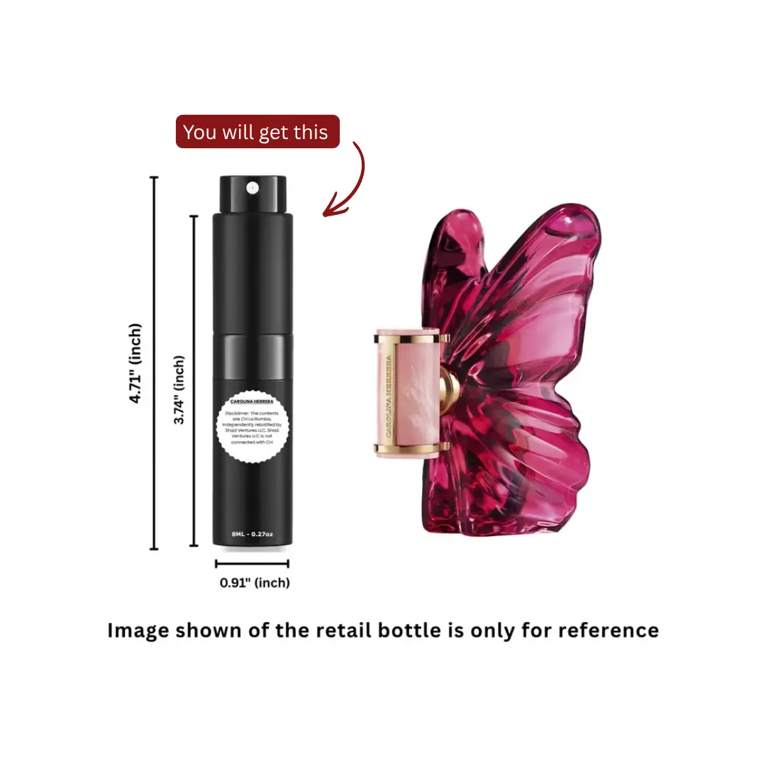 Carolina Herrera La Bomba Eau de Parfum 8ml / 0.27oz – 100% Original Authentic Decanted Perfume Spray