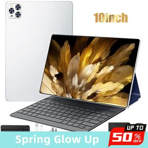 KEPEAK 10.1" Android 15 Electronic Tablet with 4GB RAM, 64GB Storage, Dual SIM, 1280x800 IPS Screen, 5MP+13MP Camera, 5000mAh Battery, Radio, Wireless Keyboard, Bluetooth Mouse, Stylus, USB Adapter, Case - Valentine’s Day Gift
