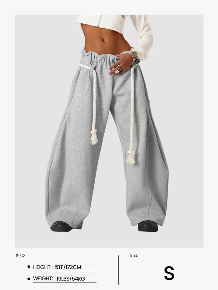 Aelfric Eden High Waist Baggy Wide Leg Sweatpants with Pockets Drawstring Elastic Waist Casual Vintage Streetwear Unisex Joggers Aelfric Eden High Waist Baggy Wide Leg Sweatpants with Pockets Drawstring Elastic Waist Casual Vintage Streetwear Unisex Joggers