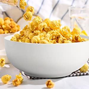 GARVEE 10 Ounce Porcelain Bowls Set 8 Pack Premium White Ceramic Bowls for Cereal, Soup, Salad, Pasta, Prep, Rice, Ice cream, Microwave & Dishwasher Safe