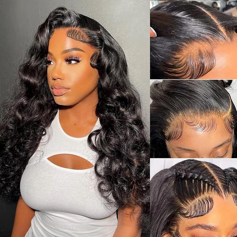 Bling Hair HD Transparent 30 32 Inch 13x4 13x6 Body Wave Lace Front Wig Pre Plucked 360 Lace Frontal Wig Human Hair For Black Women