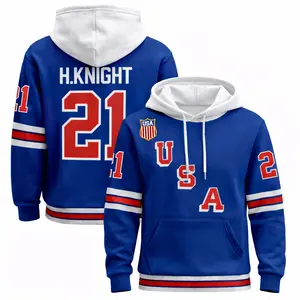 H.Knight 21 Team USA Hockey Fan Hoodie - All Over Print Unisex Sportswear