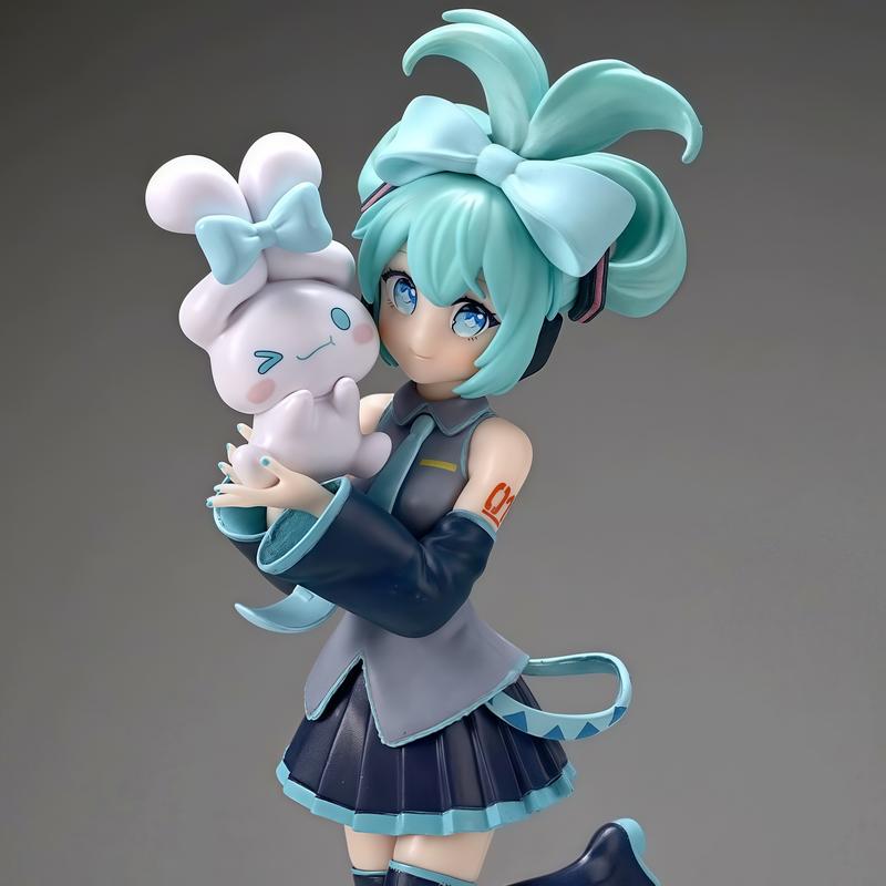 Hatsune Miku anime beautiful girl figure big ears Yugui Dog Hatsune MIKU model doll desktop/chassis/car/gift/ornament