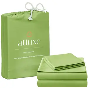 Atluxe Premium Bamboo Sheet Set: Sage Green